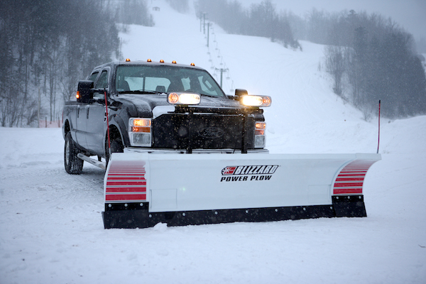 Plow at ski resort