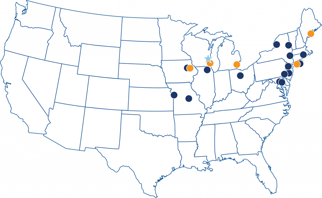 Douglas Dynamics location in the US.